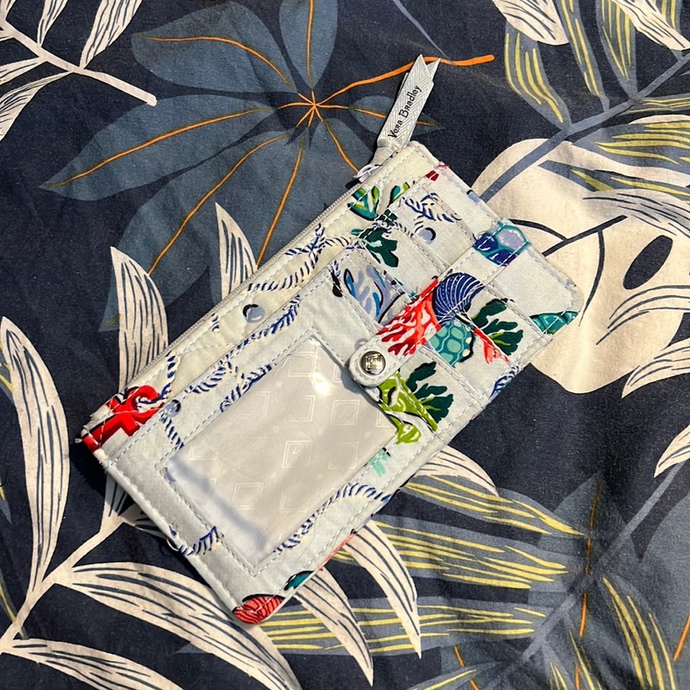 Vera Bradley Underwater Themed Wallet